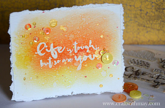 Embossing + Ink – Craft With May